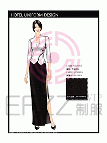西餐咨客制服設(shè)計圖316