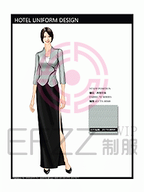 西餐咨客制服設計圖317