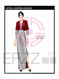 西餐咨客制服設(shè)計(jì)圖325
