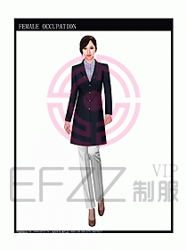 女職業(yè)裝大衣設計圖069