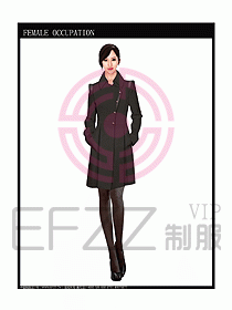 女職業(yè)裝大衣設(shè)計圖073