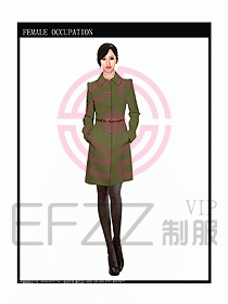 女職業(yè)裝大衣設(shè)計(jì)圖074
