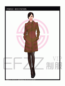 女職業(yè)裝大衣設計圖078