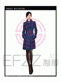 女職業(yè)裝大衣設(shè)計(jì)圖075
