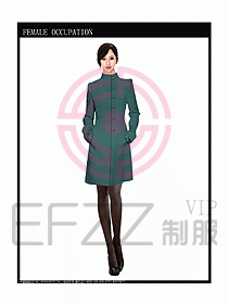 女職業(yè)裝大衣設(shè)計圖079