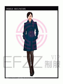 女職業(yè)裝大衣設(shè)計(jì)圖089