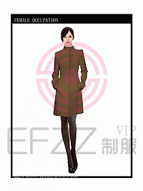 女職業(yè)裝大衣設(shè)計(jì)圖091