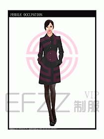 女職業(yè)裝大衣設計圖094