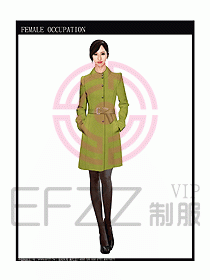女職業(yè)裝大衣設計圖093