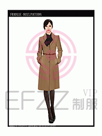 女職業(yè)裝大衣設(shè)計(jì)圖097