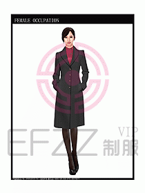 女職業(yè)裝大衣設(shè)計(jì)圖098