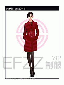 女職業(yè)裝大衣設計圖099