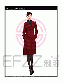 女職業(yè)裝大衣設計圖104
