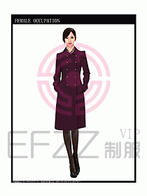 女職業(yè)裝OL大衣設(shè)計(jì)圖106