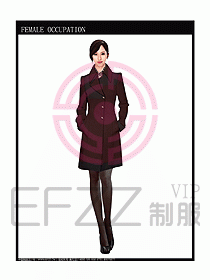 女職業(yè)裝OL大衣設(shè)計圖112