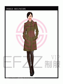 女職業(yè)裝OL大衣設(shè)計圖111