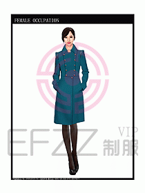 女職業(yè)裝OL大衣設(shè)計(jì)圖110