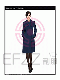 女職業(yè)裝OL大衣設(shè)計(jì)圖107