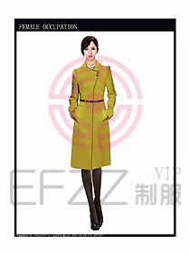 女職業(yè)裝OL大衣設計圖120