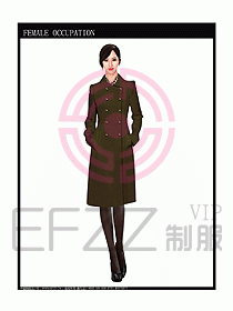 女職業(yè)裝OL大衣設(shè)計圖121