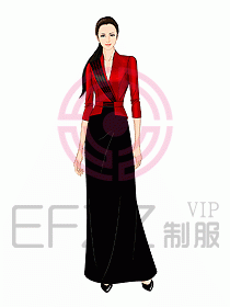 KTV夜總會(huì)咨客禮儀服裝176