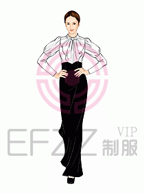 KTV夜總會(huì)咨客禮儀服裝178