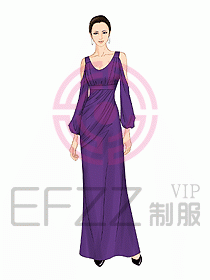 KTV夜總會咨客禮儀服裝202