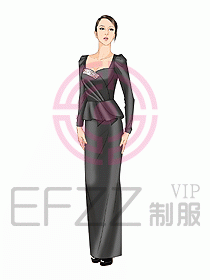 KTV夜總會(huì)咨客禮儀服裝206