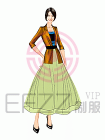 KTV夜總會(huì)咨客禮儀服裝211