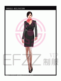 商城營業(yè)員服裝設(shè)計圖968
