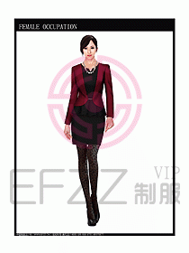 商城營業(yè)員服裝設(shè)計(jì)圖978