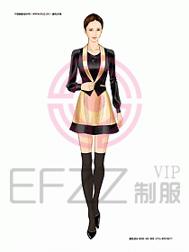 KTV男女服務(wù)員制服設(shè)計圖239