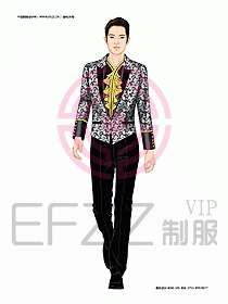 KTV男女服務(wù)員制服設(shè)計(jì)圖260