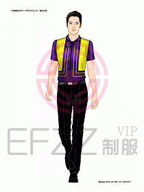 KTV男女服務(wù)員制服設(shè)計(jì)圖298