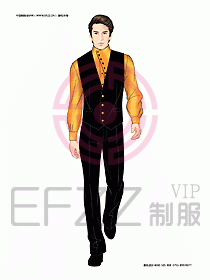 KTV男女服務(wù)員制服設(shè)計(jì)圖308