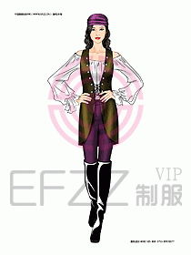 KTV男女服務(wù)員制服設(shè)計(jì)圖323