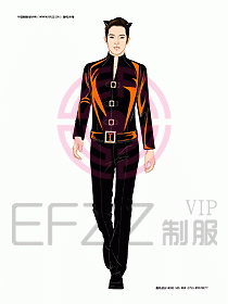 KTV男女服務(wù)員制服設(shè)計(jì)圖340