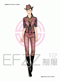 KTV男女服務(wù)員制服設(shè)計(jì)圖347