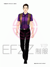 KTV男女服務(wù)員制服設(shè)計圖360