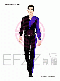 KTV男女服務(wù)員制服設(shè)計(jì)圖366