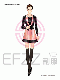 KTV男女服務(wù)員制服設(shè)計(jì)圖363