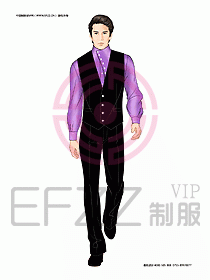 KTV男女服務(wù)員制服設(shè)計(jì)圖370