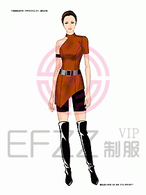 KTV男女服務(wù)員制服設(shè)計圖388