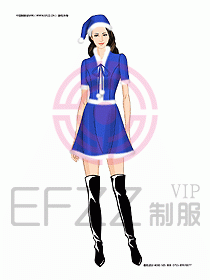 KTV男女服務(wù)員制服設(shè)計圖403