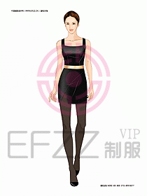 KTV男女服務(wù)員制服設(shè)計圖417