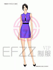 KTV男女服務(wù)員制服設(shè)計(jì)圖415