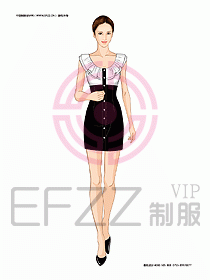 KTV男女服務(wù)員制服設(shè)計圖428