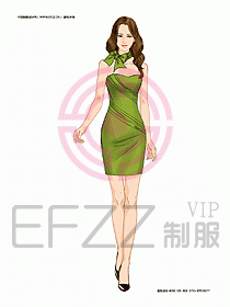 KTV男女服務員制服設計圖434