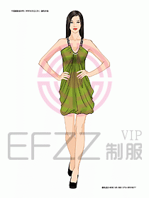 KTV男女服務(wù)員制服設(shè)計(jì)圖435