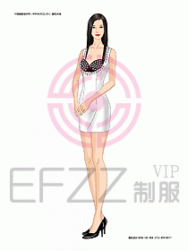 KTV男女服務(wù)員制服設(shè)計(jì)圖440